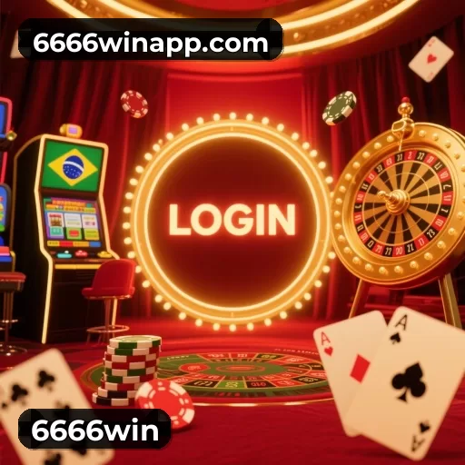Campos de e-mail e senha na entrada da conta 6666win